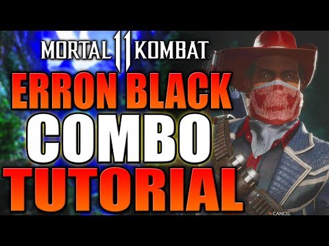Mortal Kombat 11 Erron Black Combo Tutorial - Erron Black Combo Guide Daryus P