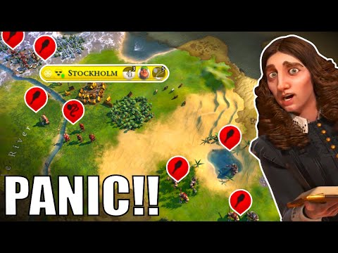 Civ 6 | This Start Went From BAD to WORSE, Watch Ursa Flail..! – (#1 Deity Sweden Civilization VI)