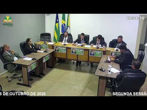 SEGUNDA SESSÃO ORDINÁRIA DO MÊS DE OUTUBRO DE 2026