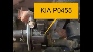How to Fix a KIA P0455 Code: Evaporative Emission Control System Leak Detected (gross leak)