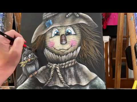 Scarecrow Painting Tutorial Timelapse