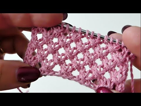 Rose Cross Knitting Pattern