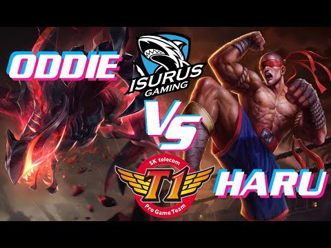 ISG Oddie Rek' Sai vs SKT Haru Lee Sin | TL CoreJJ Zyra GRF Sword Jhin | Ranked KR