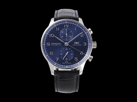 IWC - Portuguese Chronograph IW371601 41mm SS/LE Blue/Num ZF V2 A69355