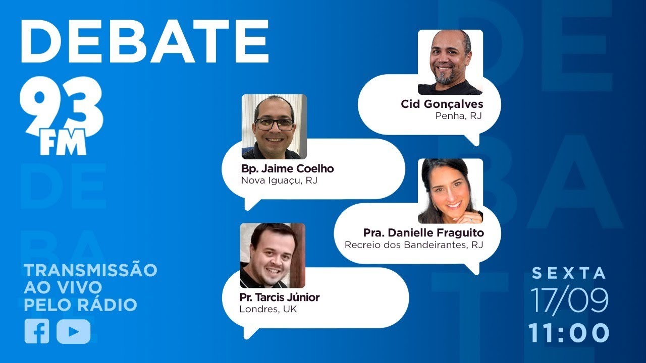 Pecado x Liderança - O que acontece com quem peca e se mantém na igreja? - Debate93 - 17/09/2021