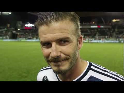 David Beckham Postgame Interview