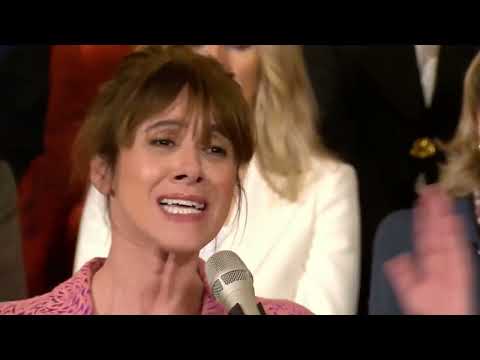 María Berasarte “Al alba” en el acto del día de la Constitución, Congreso de los diputados