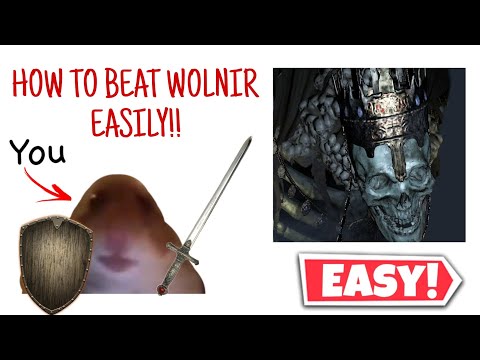 How to easily beat/cheese Wolnir quickly (dark souls 3)