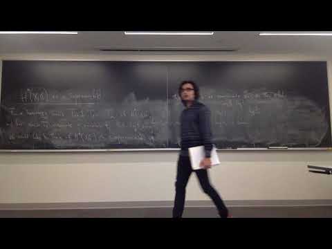 Quantum Cohomology Lecture, February 27, 2018