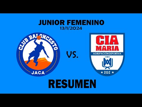 Junior Fem. Grupo Los Sitios CB Jaca 88-44 Compañía de María - RESUMEN