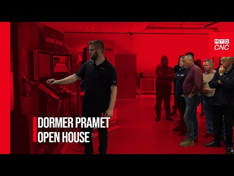 Dormer Pramet demonstrate new tools on HURCO machines at Open House in Barlborough