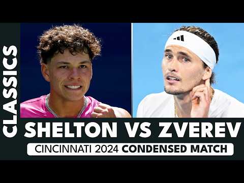 Ben Shelton & Alexander Zverev Thrilling Encounter 💫 | Cincinnati 2024 Condensed Match
