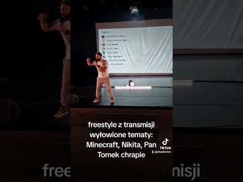 Freestyle: Pan Tomek Chrapie, Nikita, Maincraft - fragment transmisji live #arkadio #freestyle