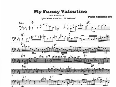 Paul Chambers:  My Funny Valentine Solo