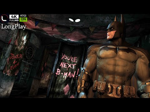 PC - Batman: Arkham Asylum "Remastered" - LongPlay [4K: Ray Tracing] 🦇🔴
