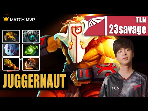 Juggernaut Safelane | TLN.23savage | SUPER INSANE JUGG CARRY COMEBACK | 7.31d Gameplay Highlights