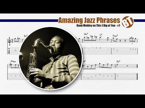 Amazing Jazz Phrases | Hank Mobley on This I Dig Of You + Backing Track | #20