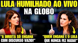 Malu interrompe militantes na Globo, GRITA que Lula nunca combateu o crime e é cortada ao vivo!