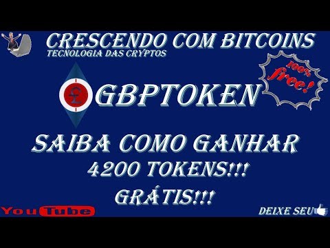 VEJA COMO GANHAR 4200 TOKENS GRÁTIS NESSE AIRDROP GBPTOKENS