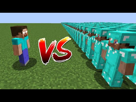 HEROBRINE VS 1000$ PRO ORDU - Minecraft