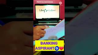 BANKING ASPIRANT 😍, Banker Status❤️, Dream🔥, banking aspirant Motivational🔥 Video BANKER  #shorts