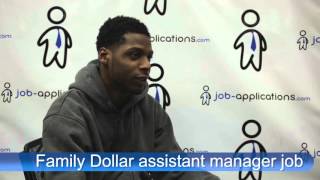 Family Dollar Interview - Assistant Manager