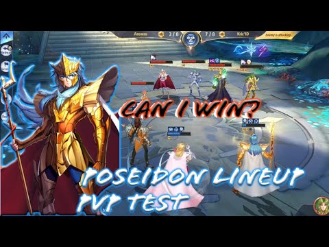 Saint Seiya: Awakening - Poseidon Lineup Test And Preview at Galactic Duel Ranked!
