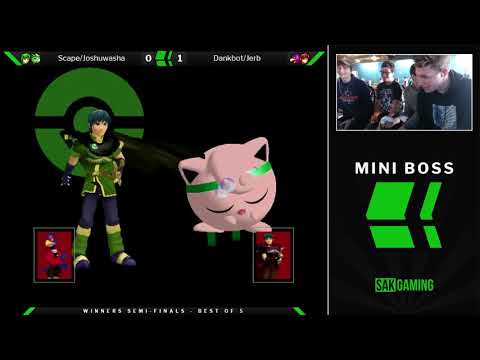 Mini Boss 2 Doubles Winners Semis - Scape/Joshuwasha (Green) vs Dankbot/Jerb (Red)