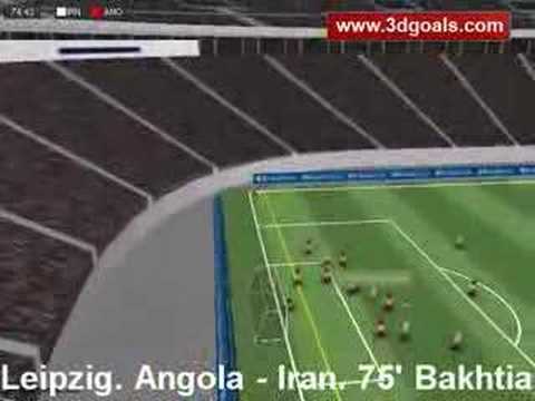 World Cup 2006, Germany, Angola vs Iran, video goal