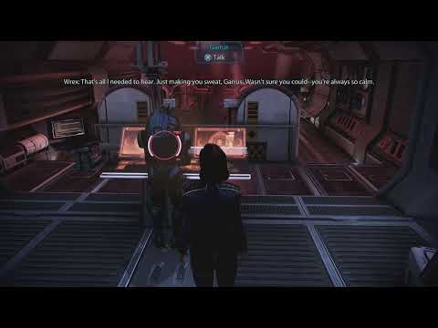 Mass Effect: Wrex questions Garrus about the bomb