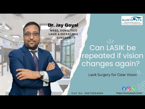 Can LASIK be Repeated if Vision Changes Again? Learn from the Experts at Surya Eye Institute