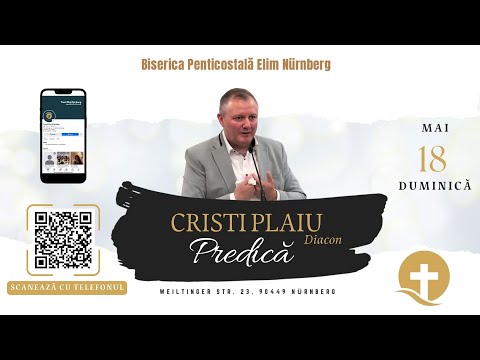 [ LIVE ] Elim Nürnberg | 18.5.2025 | Duminica Seara |  Predica Fr. Diacon Cristian Plaiu