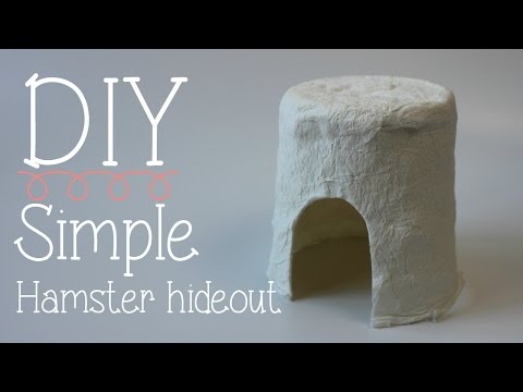 DIY simple Hamster hideout