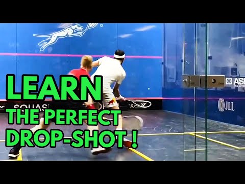 SQUASH. How to play the perfect drop-shot like Mohamed El Shorbagy