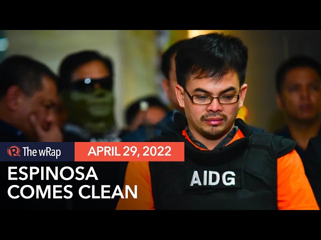 Espinosa retracts, clears De Lima of drug accusations: ‘I was coerced’