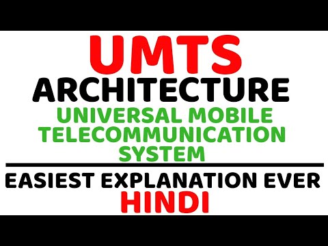 UMTS Architecture ll Universal Mobile Telecommunication System ll UTRAN, RNC, NodeB Explained(Hindi)