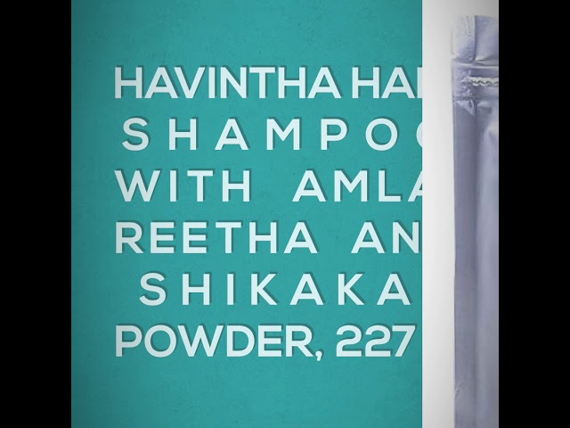 Vídeo relacionado con Havintha Polvo De Shikakai Orgánico Para El Cabello (227 Gramos) |1 Paquete