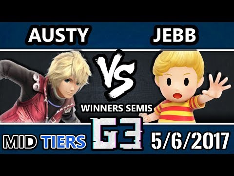 Glitch 3 Smash 4 - Austy (Shulk) Vs. Jebb (Lucas) Wii U Mid Tier WS