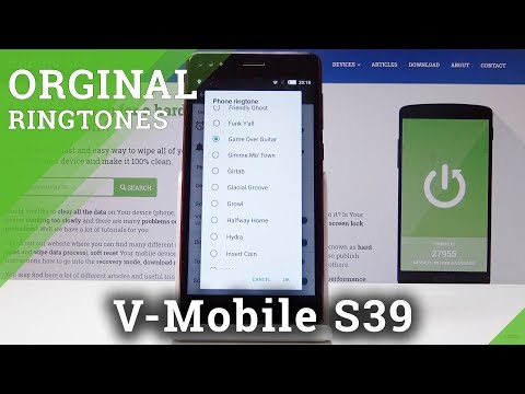 How to Change Ringtone in V-MOBILE S39 - List of Ringtones