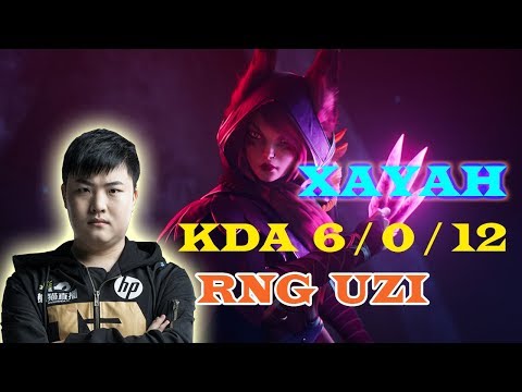 Korea Bootcamp  - RNG Uzi Xayah VS Varus - Korea Ranked Solo