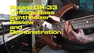 Video thumbnail for Roland G-33 Bass Guitar Review Demo + Roland GM-70 + DeepMind 12 Analog Bass Guitar Synthesizer by WayneJoness