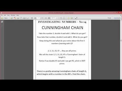 Maths ROTW - 74  Investigating Numbers