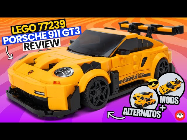 Vídeo relacionado con LEGO Speed Champions Superdeportivo Porsche 911 GT3 RS - Maqueta de Coche de Juguete con Minifigura de Conductor - Regalo de Cumpleaños para Niños de 9+ Años 77239