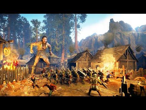 INVADING Medieval Castles & Smashing Armies as A GIANT | Giants Uprising Full Demo Gameplay