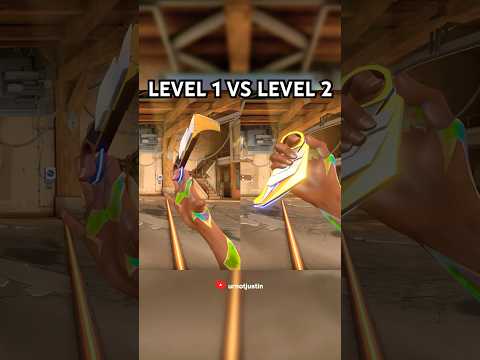 Unupgraded VS Upgraded #valorant #skins