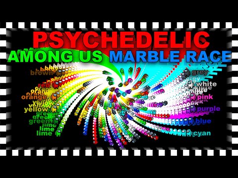 PSYCHEDELIC AMONG US MARBLE RACE