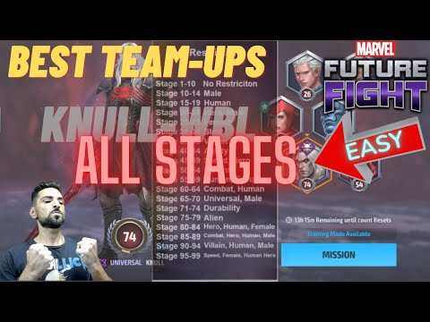 EASY CLEARS FOR EVERY STAGE..!! KNULL-WBL..BEST TEAMS TO USE + WHY!! MARVEL FUTURE FIGHT