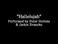 Hallelujah - Peter Hollens (Lyrics) 