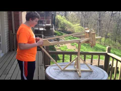 Test Firing The Homemade Ballista