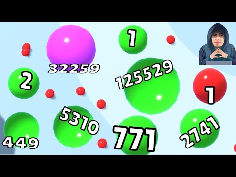ROLLING BALLS SWALLOWING - Rolling Orb Crash (Level Up Balls Game)